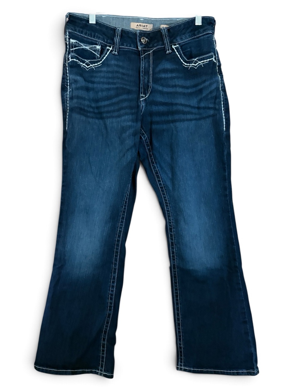 Ariat Dark Blue Mid Rise Bootcut Jeans